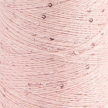 Load image into Gallery viewer, yarn threaded with sequins for knitting and crocheting