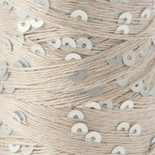 Load image into Gallery viewer, fine yarn with sequins for knitting