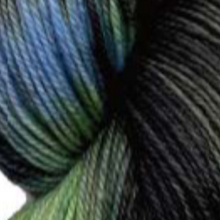 Load image into Gallery viewer, hand dyed, superwash merino blend sock yarn for knitting