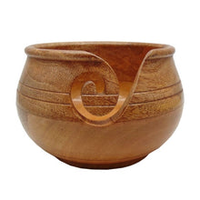 Load image into Gallery viewer, wood yarn bowl