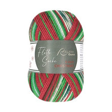 Load image into Gallery viewer, christmas printed wool yarn for knitting socks