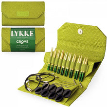 Load image into Gallery viewer, Lykke bamboo interchangeable knitting needles set