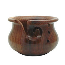 Load image into Gallery viewer, wood yarn bowl