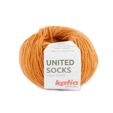 Load image into Gallery viewer, small ball of sock yarn for knitting