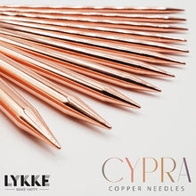 Load image into Gallery viewer, Lykke copper knitting needles set