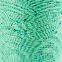 Load image into Gallery viewer, yarn threaded with sequins for knitting and crocheting
