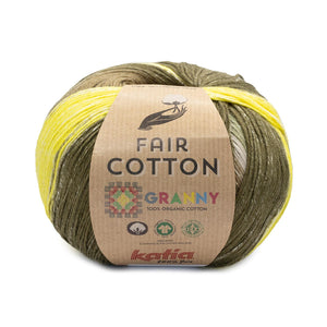 Fine organic cotton yarn for crochet and knitting