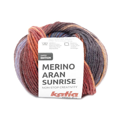 aran weight yarn merino blend
