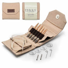 Load image into Gallery viewer, set of interchangeable knitting needles in a beautiful case
