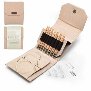 set of interchangeable knitting needles in a beautiful case