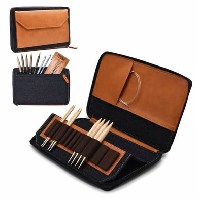 case for knitting needles and crochet hooks