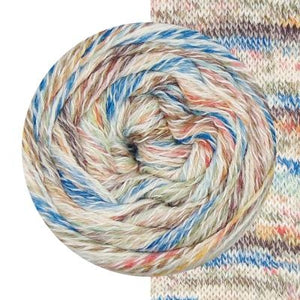 silk and cotton sock yarn