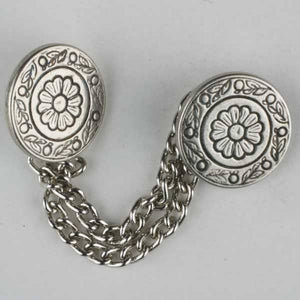 metal buttons with chain