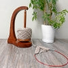 Load image into Gallery viewer, Estelle Yarns Sheesham Wood Magnetic Yarn Holder
