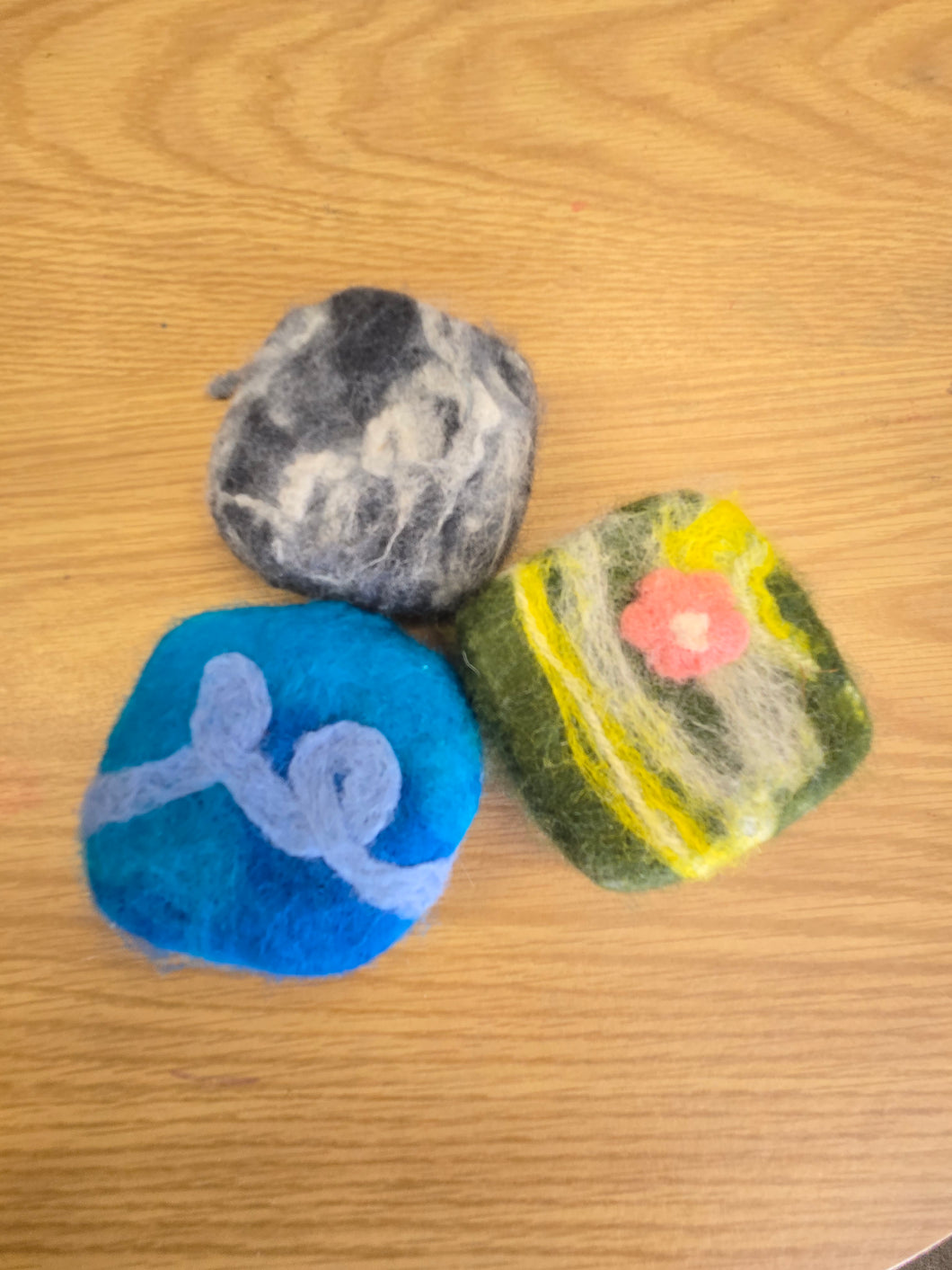 Felted soap
