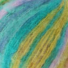Load image into Gallery viewer, fluffy chunky weight yarn for knitting and crocheting in variegated colours
