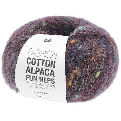 fluffy yarn with neps for knitting