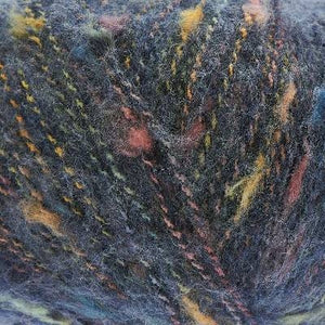 fluffy yarn with neps for knitting
