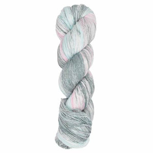 fingering weight cotton with sparkle for knit and crochet