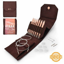 Load image into Gallery viewer, Lykke copper knitting needles set
