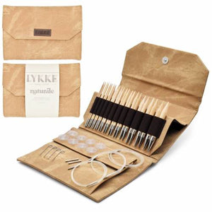 Lykke wooden interchangeable knitting needles set