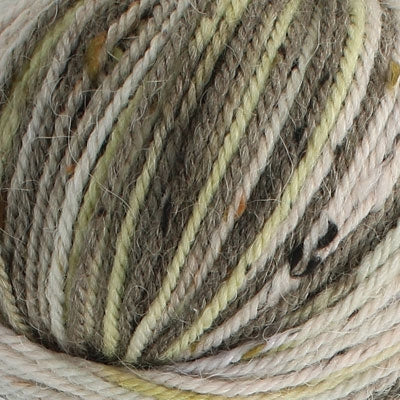 aran weight yarn for knitting and crocheting in variegated colours