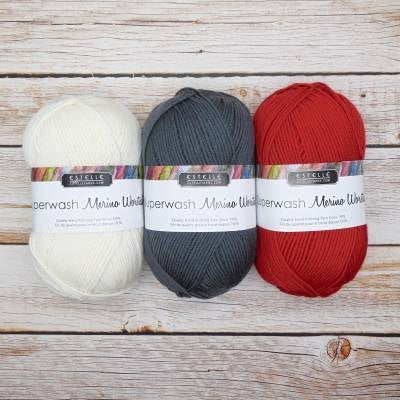 balls of merino yarn
