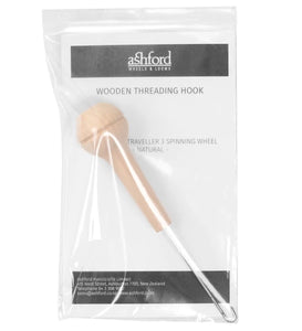 threading hook for spinning wheel
