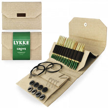 Load image into Gallery viewer, Lykke bamboo interchangeable knitting needles set
