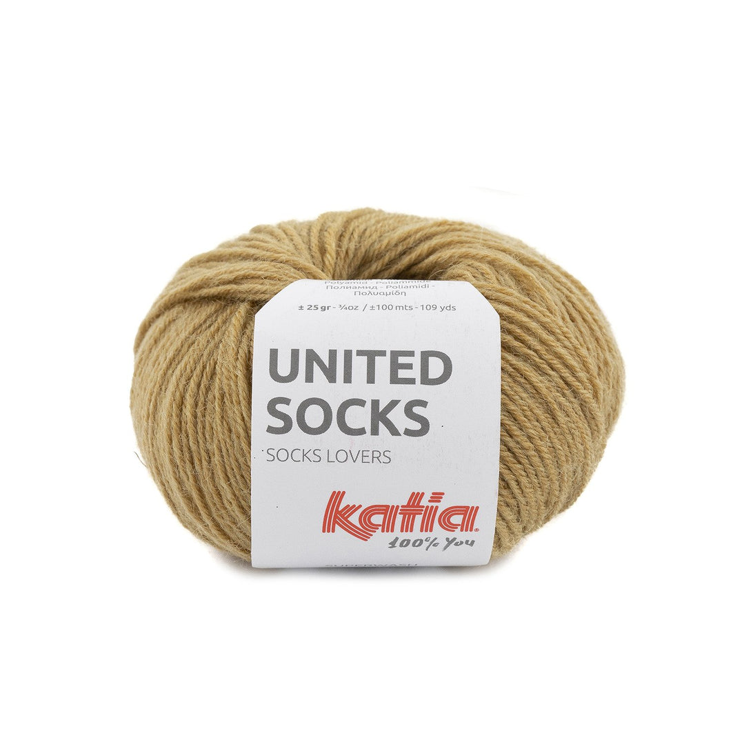 small ball of sock yarn for knitting