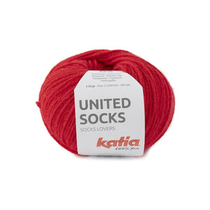 small ball of sock yarn for knitting