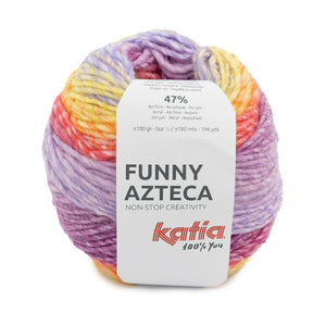 colourful acrylic blend aran weight yarn