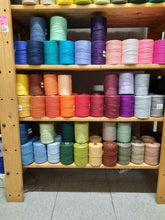Load image into Gallery viewer, Jo&#39;s Yarn Garden weaving cotton yarn cones 
