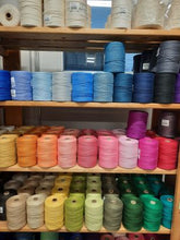 Load image into Gallery viewer, Jo&#39;s Yarn Garden weaving cotton yarn cones 

