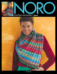 Noro wool knitting cowl pattern