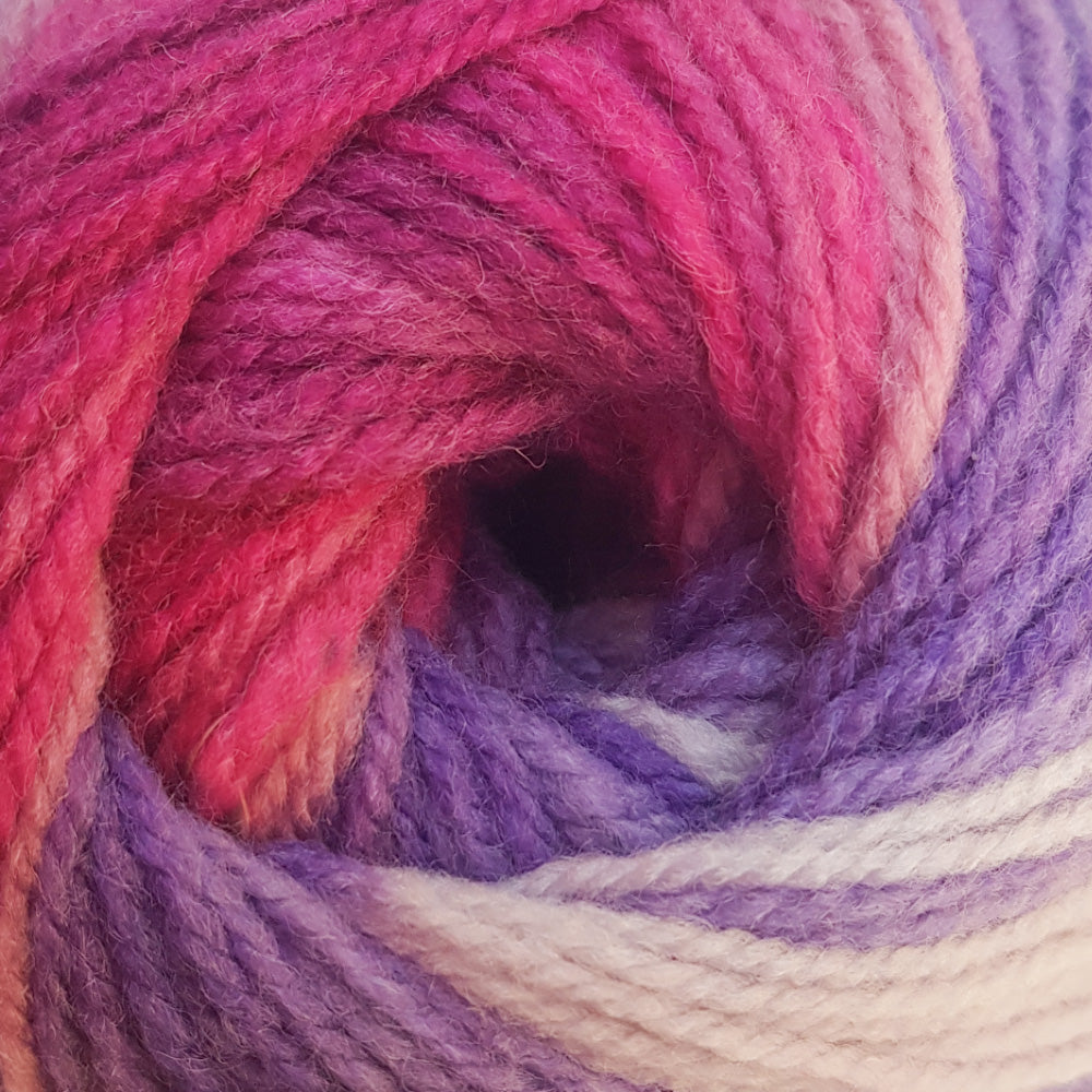 self striping dk weight acrylic yarn for knitting and crocheting